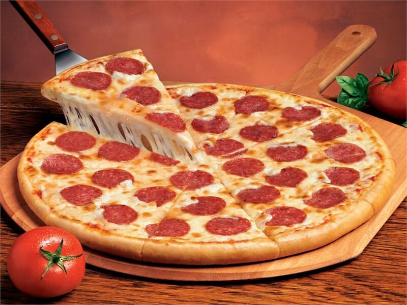 Imagen menú de pizzas